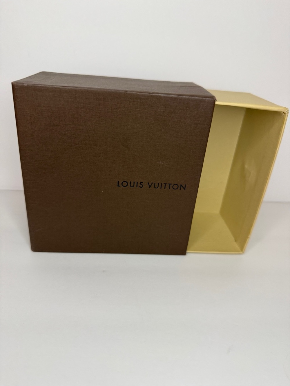 Small authentic Louis Vuitton box 5.5” x 3”